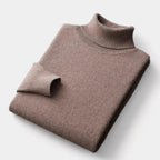 Men's Merino Roll Neck Sweater Polished Winter Staple