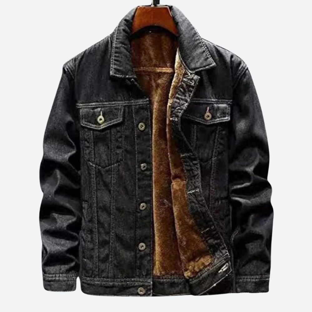 Men's Denim Jacket Lightweight Durable Comfortable Stylish Casual Layering