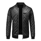 Men's Premium Leather Jacket Stylish Slim Fit Modern Classic