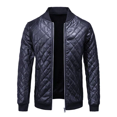 Men's Premium Leather Jacket Stylish Slim Fit Modern Classic