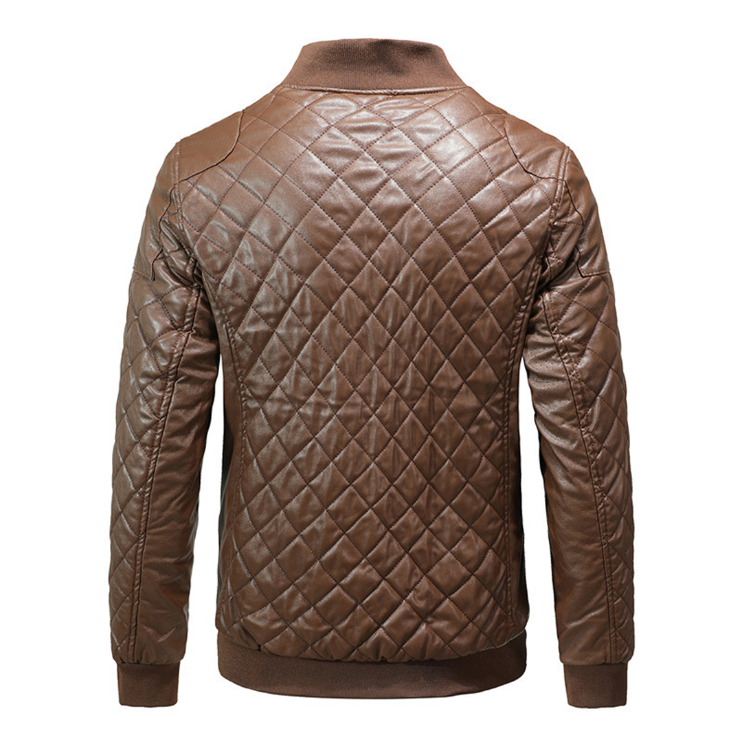 Men's Premium Leather Jacket Stylish Slim Fit Modern Classic