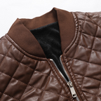 Men's Premium Leather Jacket Stylish Slim Fit Modern Classic