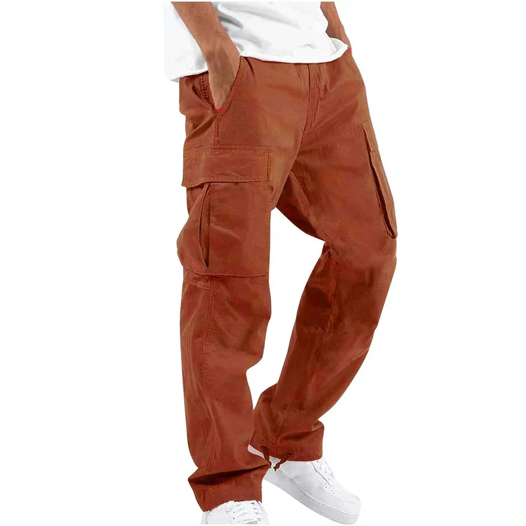 Men's Cargo Trousers Multi Pocket Utility Outdoor Pants