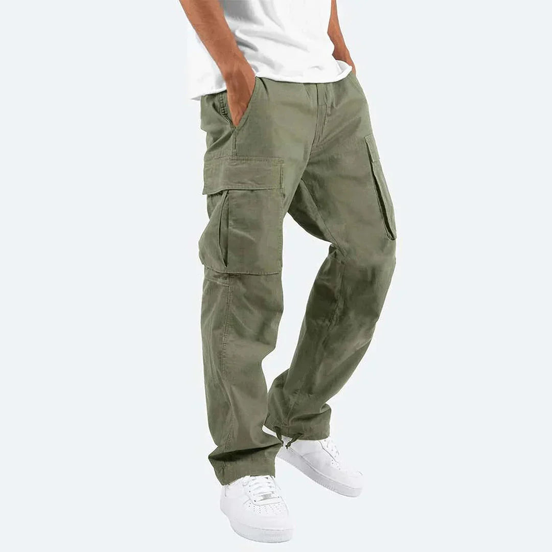Men's Cargo Trousers Multi Pocket Utility Outdoor Pants
