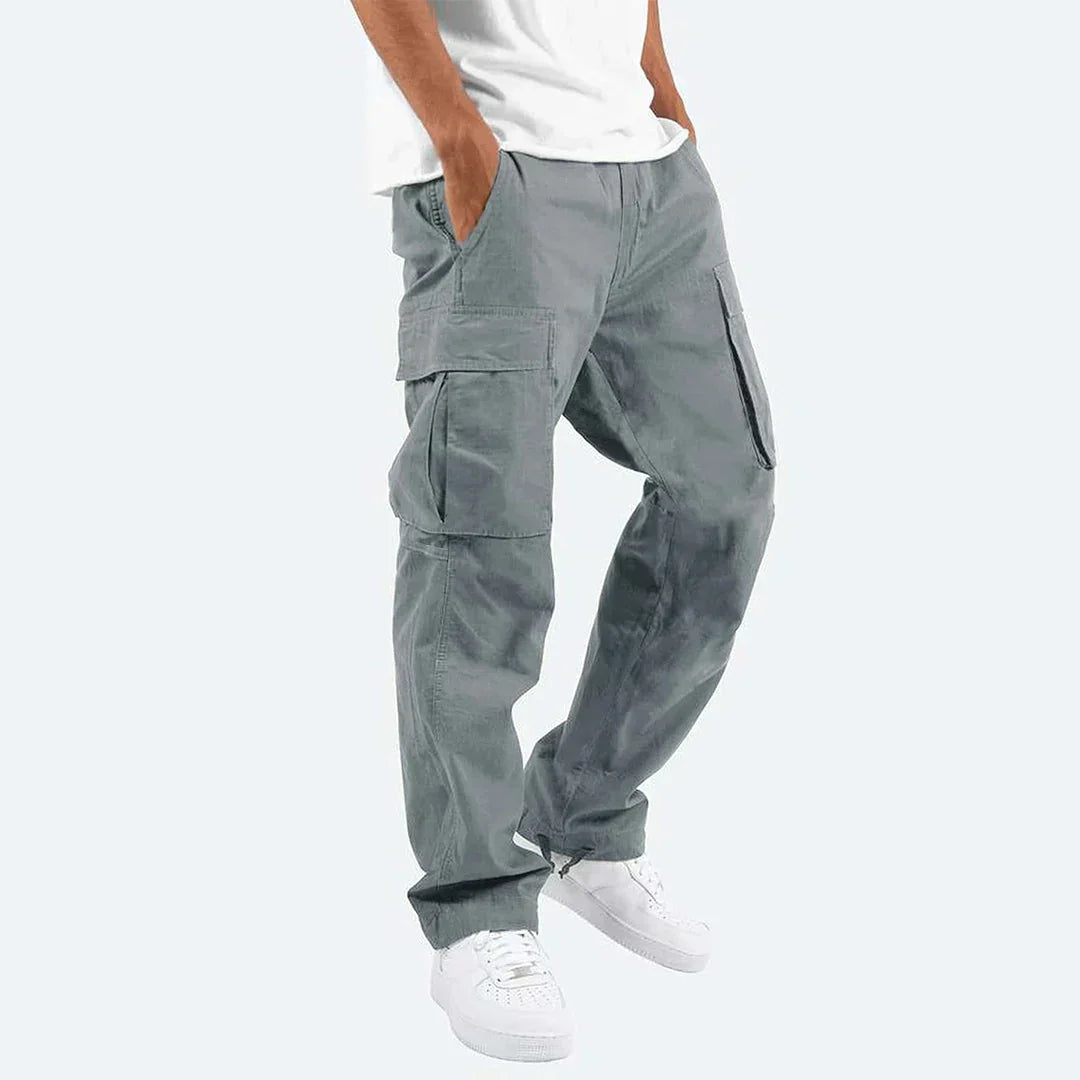 Men's Cargo Trousers Multi Pocket Utility Outdoor Pants