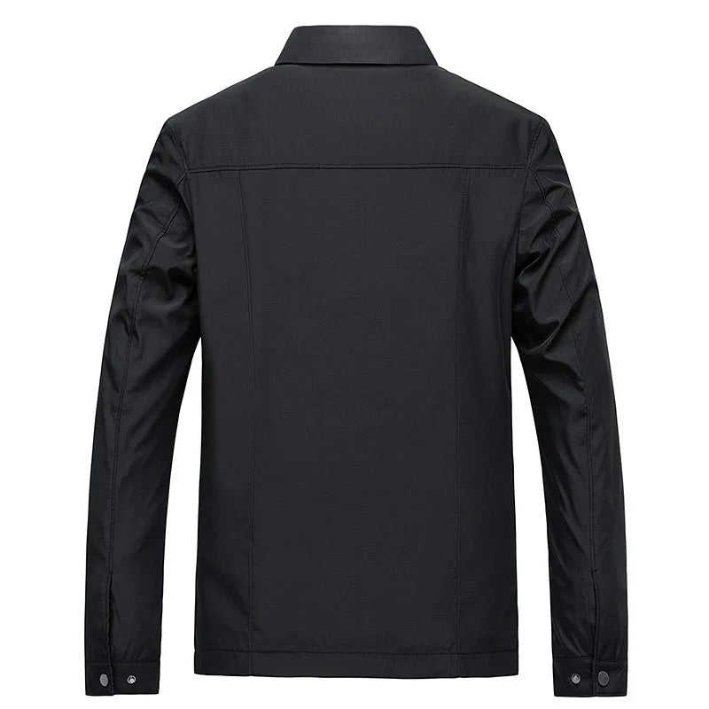 Men's Lightweight Water Repellent Jacket Streamlined Travel Layer