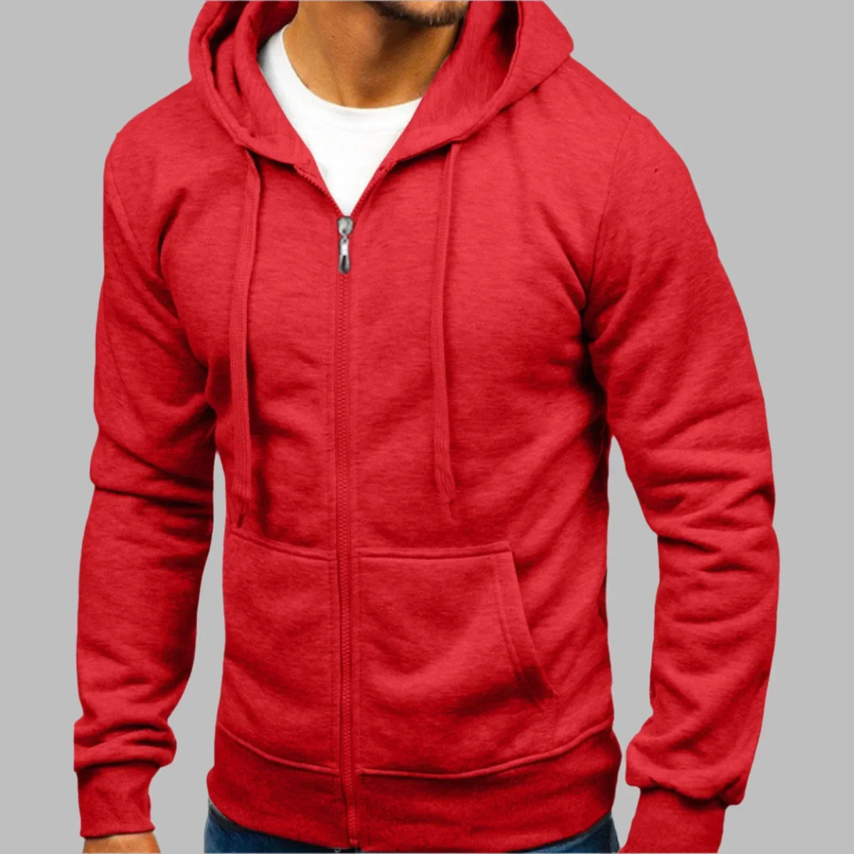 Men's Zip Up Hoodie Comfortable Breathable Stylish Casual Everyday