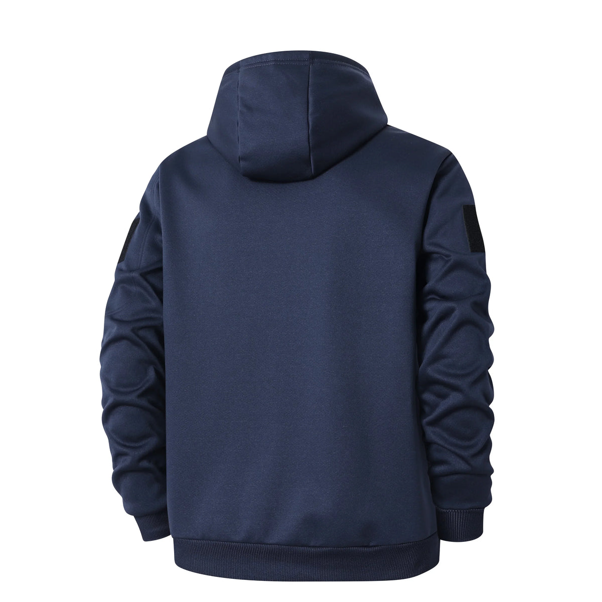 Men's Zip-Up Sherpa Hoodie Jacket With Utility Pocket