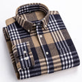 Men's Button Down Plaid Flannel Long Sleeve Casual Shirt