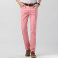 Men's Stretch Cotton Chino Trousers Breathable Regular Fit Pants