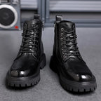 Men's Robust Outdoor Lace Up Boots Durable Rugged Comfortable