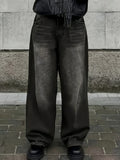 Men's Baggy Streetwear Jeans Relaxed Wide Leg Denim