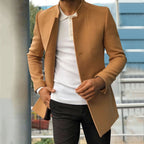 Men's Tailored Tweed Jacket Smart Business Layer for Autumn
