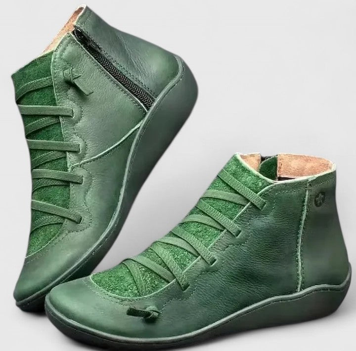 Women's Everyday Boots with Built-In Arch Support – Green