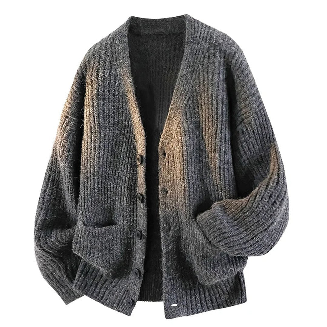 Women's Everyday Knit Cardigan with Front Pockets - Charcoal