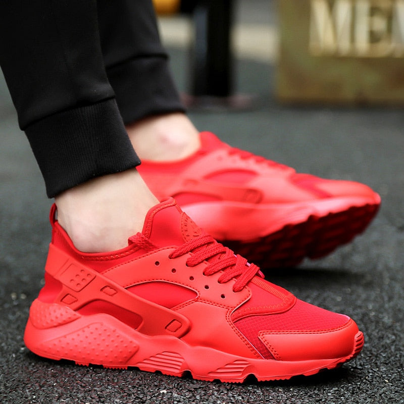 Men's Chunky Sneakers Cushioned Sole Lace Up Streetwear Comfort