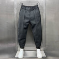 Men's Pleated Tapered Trousers Relaxed Smart Everyday Fit
