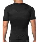 Men's Shaping Fitness T Shirt Compression Breathable Stretch Comfortable