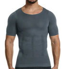 Men's Shaping Fitness T Shirt Compression Breathable Stretch Comfortable