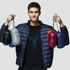Men's Lightweight Puffer Jacket Compact Travel Outerwear
