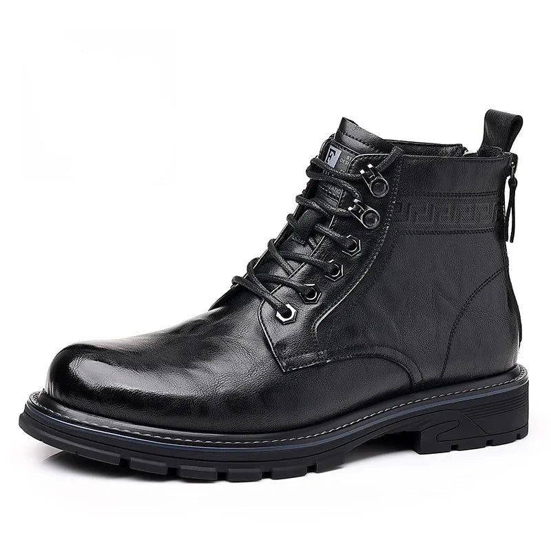 Men's Robust Outdoor Lace Up Boots Durable Rugged Comfortable