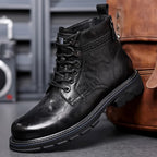 Men's Robust Outdoor Lace Up Boots Durable Rugged Comfortable