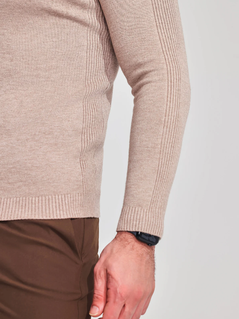 Men's Minimalist Fine Knit Turtleneck