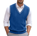 Men's Lightweight V Neck Sweater Vest Summer Layer
