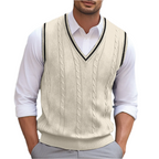 Men's Lightweight V Neck Sweater Vest Summer Layer