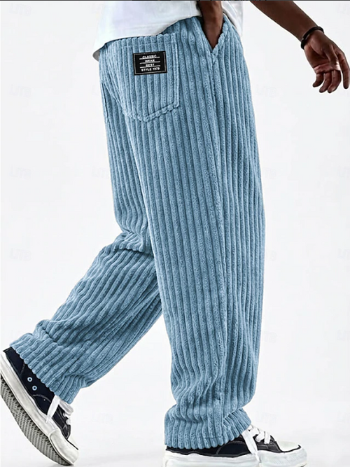 Men's Classic Soft Corduroy Pants - Blue