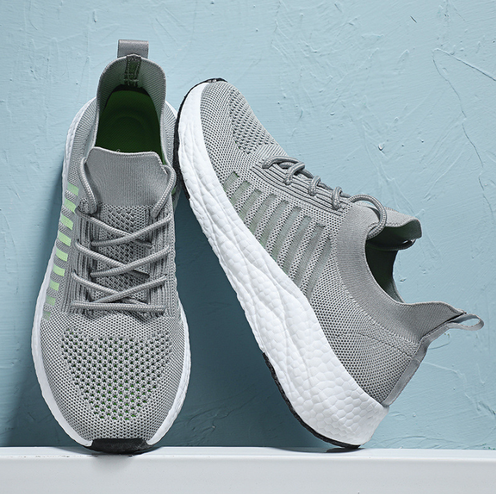 Men's Breathable Sport Trainers Lightweight Comfortable Flexible Cushioned Casual