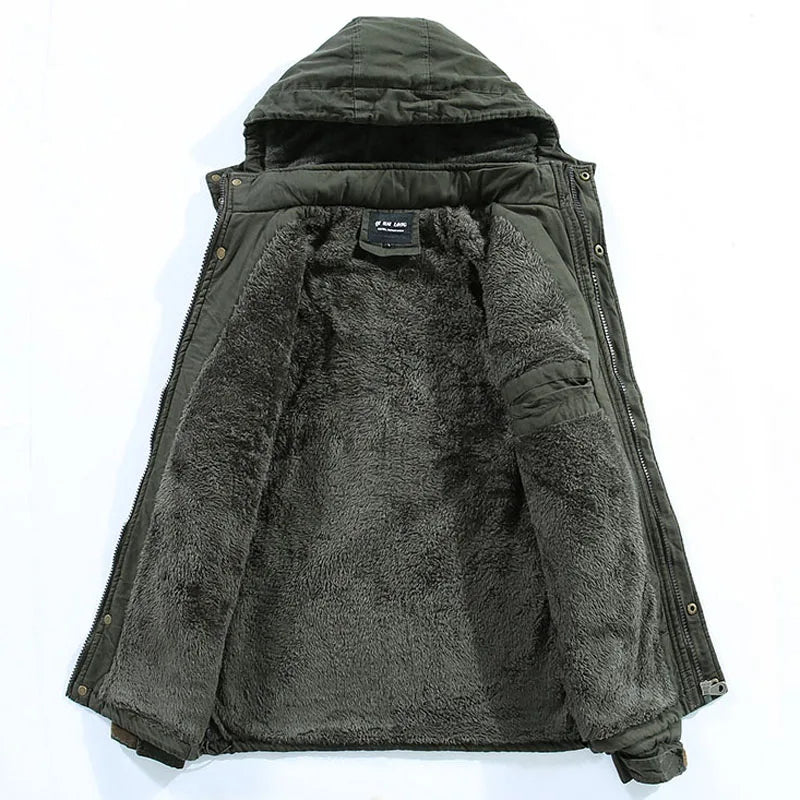 Men's Wind-Resistant Everyday Parka With Fleece Lining