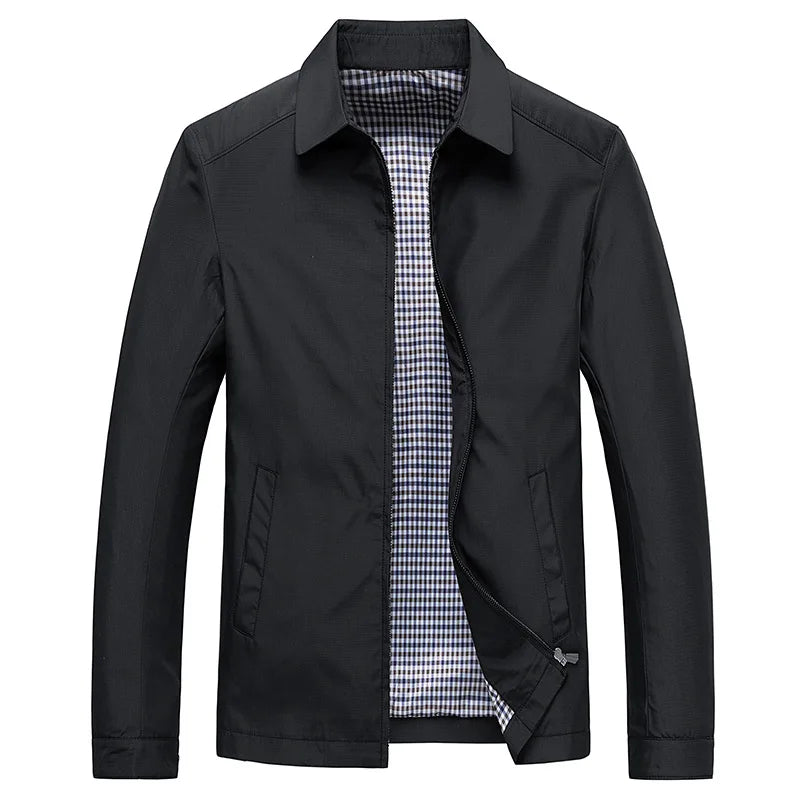 Men's Lightweight Water Repellent Jacket Streamlined Travel Layer