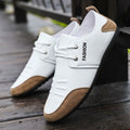 Men's Smart Casual Lace Up Sneakers Streamlined Low Top