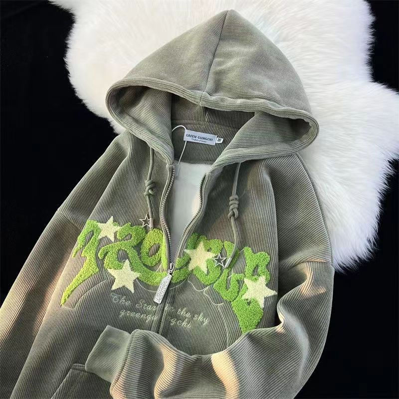 Men's Embroidered Hoodie Comfortable Breathable Stylish Casual Everyday Streetwear