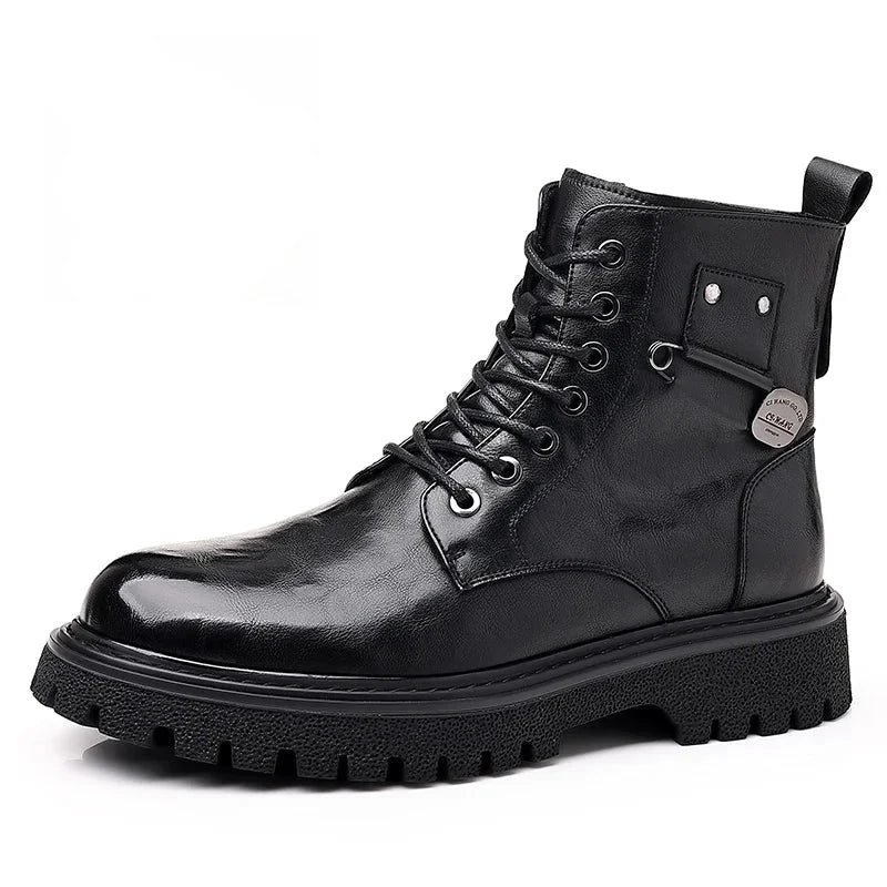 Men's Robust Outdoor Lace Up Boots Durable Rugged Comfortable