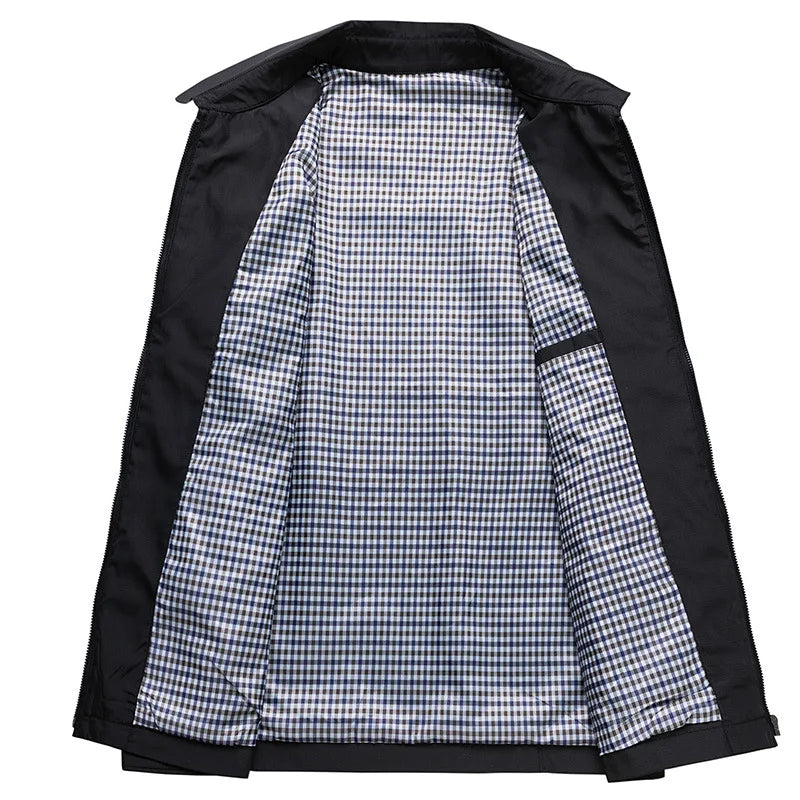 Men's Lightweight Water Repellent Jacket Streamlined Travel Layer