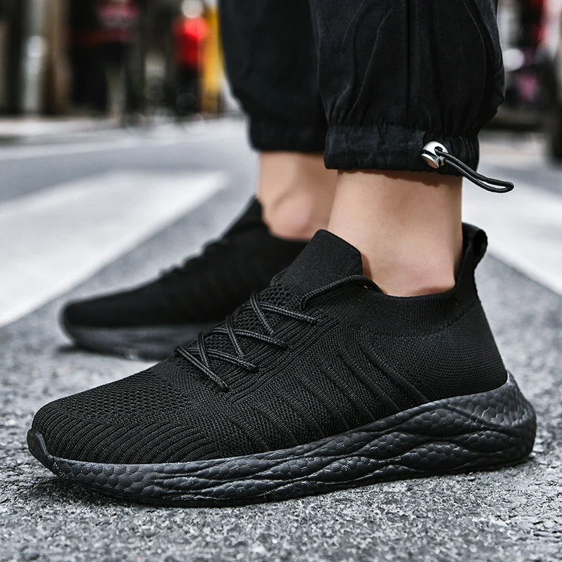 Men's Breathable Sport Trainers Lightweight Comfortable Flexible Cushioned Casual