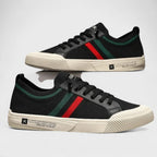 Men's Knit Low Top Sneakers Breathable Lace Up Shoes