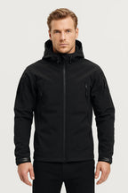 Men's Functional Jacket with Hood and Zip Casual Lightweight