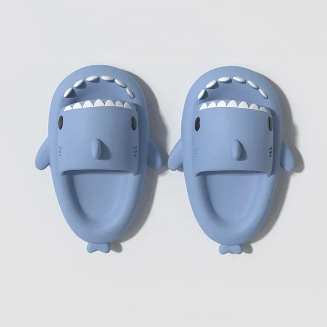Men's Lightweight EVA Pool Slides Quick Drying Shark Slippers