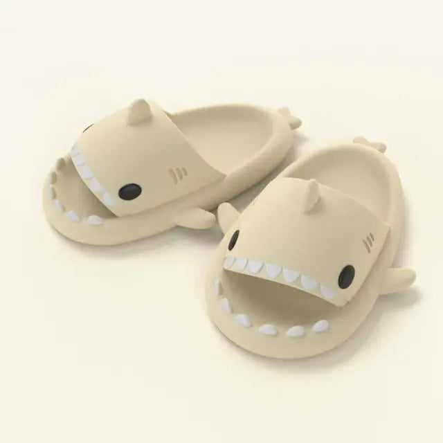 Men's Lightweight EVA Pool Slides Quick Drying Shark Slippers