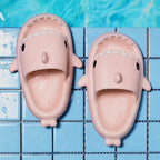 Men's Lightweight EVA Pool Slides Quick Drying Shark Slippers