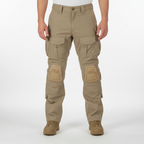 Men's Cotton Blend Tactical Cargo Trousers Integrated Knee Protection
