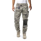 Men's Cotton Blend Tactical Cargo Trousers Integrated Knee Protection