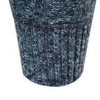 Men's Quarter Zip Jumper with Stand Collar Ribbed Knit