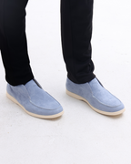 Men's High Top Suede Slip On Loafers Refined Casual