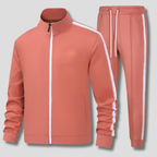 Men's Tracksuit Zip Jacket Stripe Detail Athletic Set