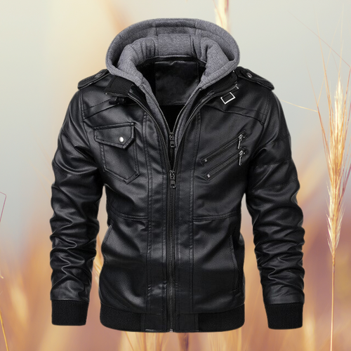 Men's Biker Leather Jacket Stylish Durable Comfortable Casual Smart