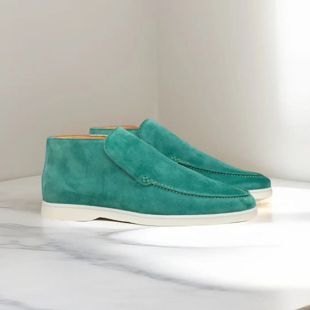 Men's Suede Slip On Loafers Casual Smart Comfort Shoes